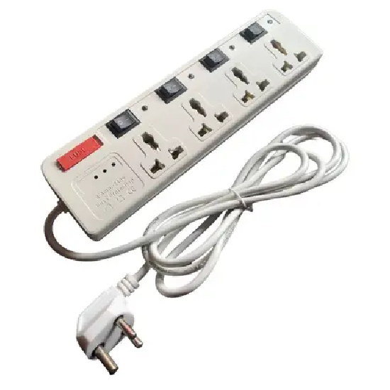 4 Way Extension Board, Power Strip, Spike Guard
